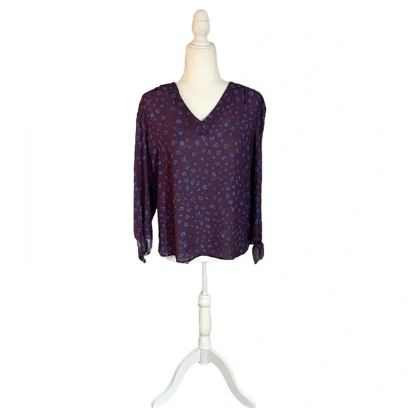 LaRoque Original V-Neck Leopard Blouse - Picture 1 of 4
